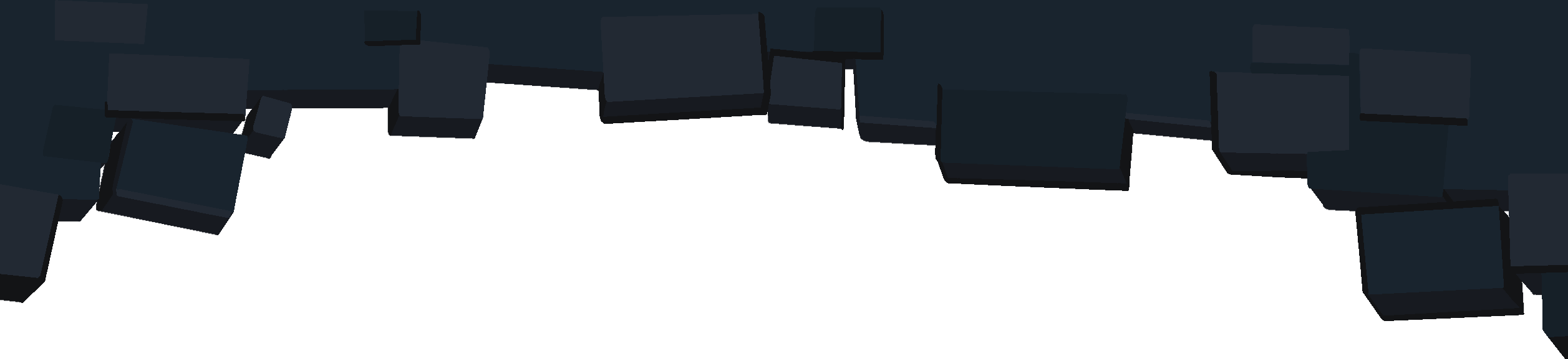 Banner decorativo de ladrillos que separa las secciones